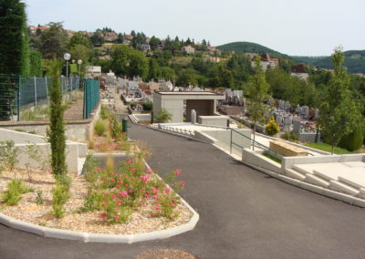 Aménagement du cimetière du bourg - Commune de sorbiers (42)