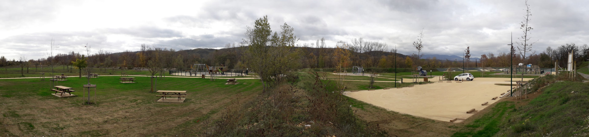 Aménagement des berges du Rhone - Saint Rambert d'Albon Drome