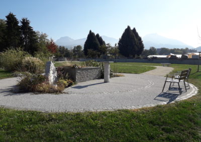 Aménagement cimetière paysager Cognin Savoie (73)