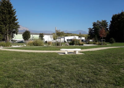 Aménagement cimetière paysager Cognin Savoie (73)