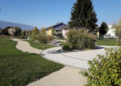 Aménagement cimetière paysager Cognin Savoie (73)