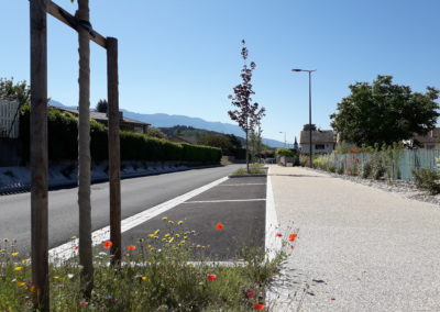 Aménagement de la route de paris - Brison saint innocent Savoie (73)