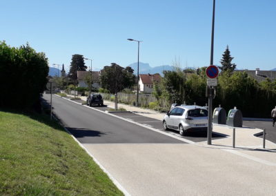 Aménagement de la route de paris - Brison saint innocent Savoie (73)